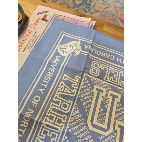 1950s UNC Tarheels Bandana Sealed And Never Opened Mint Condition - Picture 9 of 16